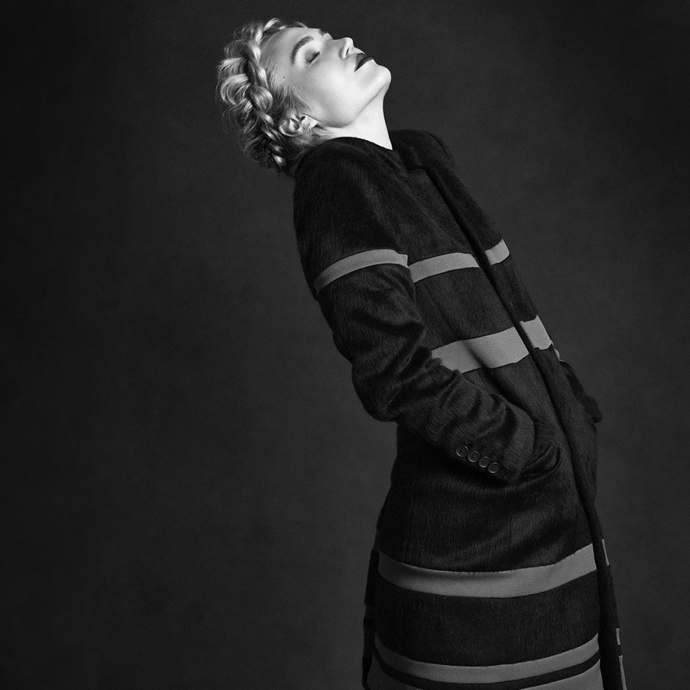 NWT La Ligne Barnett Coat in Navy Blue